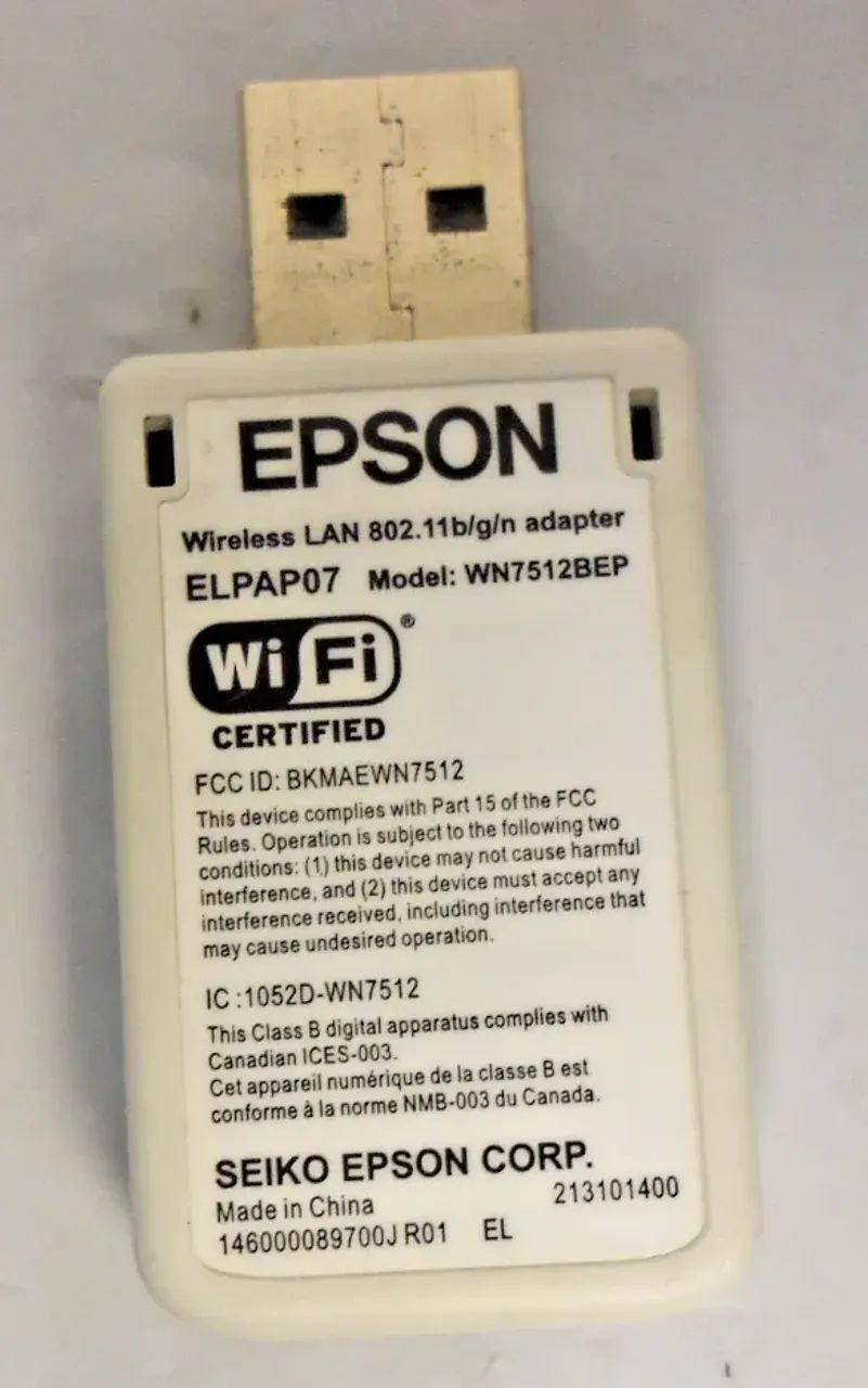 Adaptador USB Wireless Epson ELPAP07
