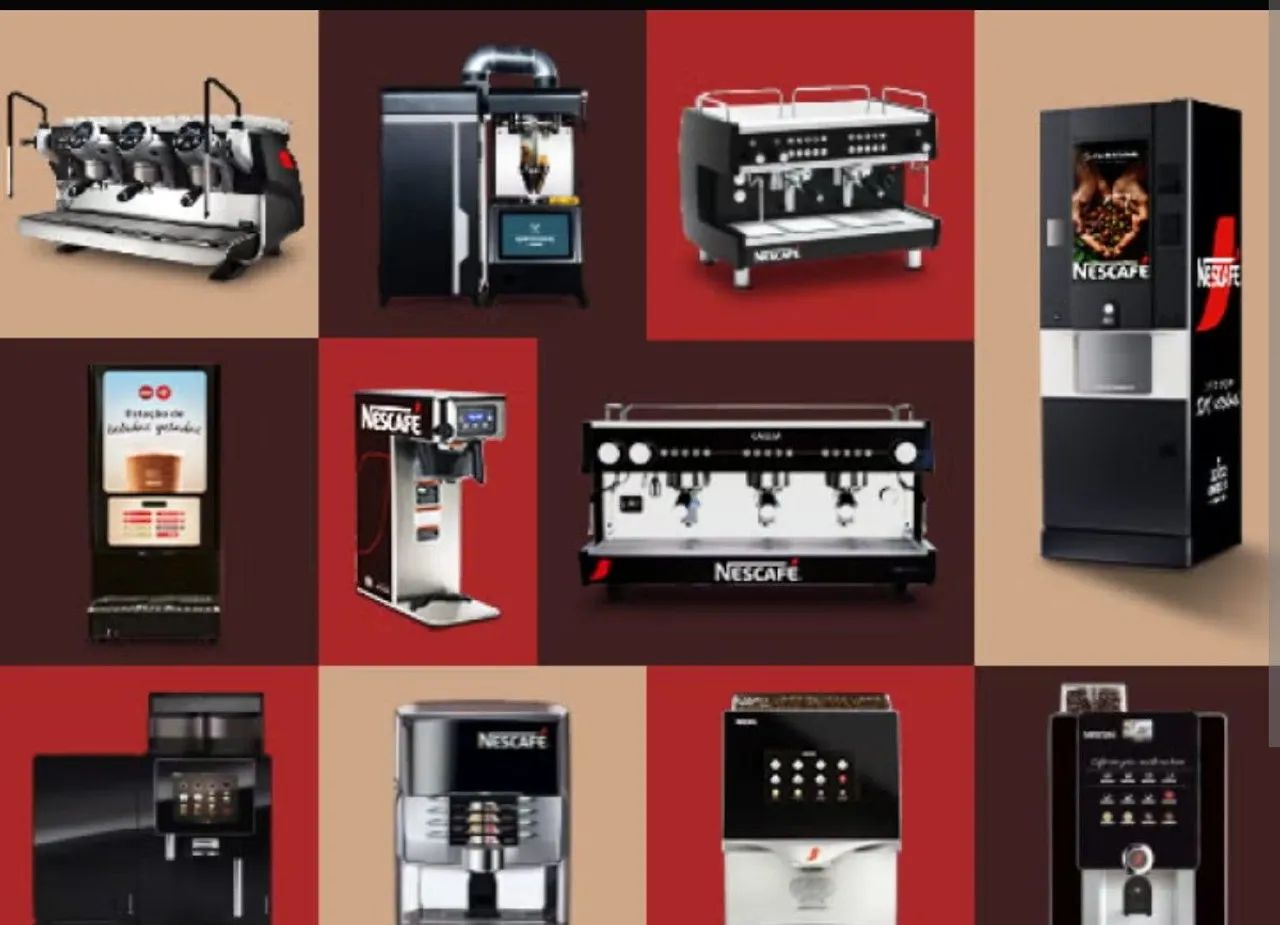 Manutenção em máquinas de café 