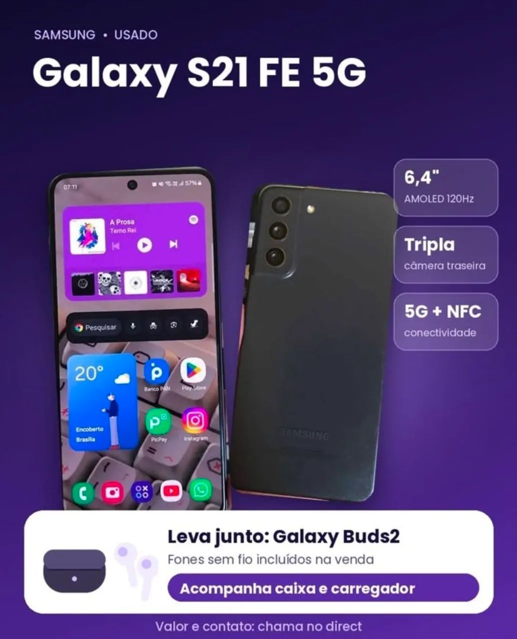 Vendo Samsung s21fe 5g
