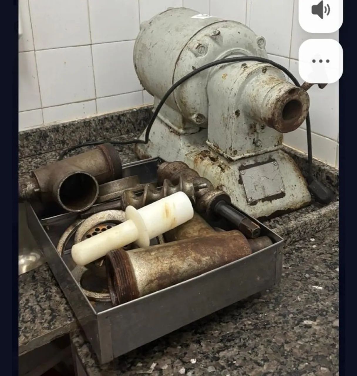 Moedor de carne industrial 