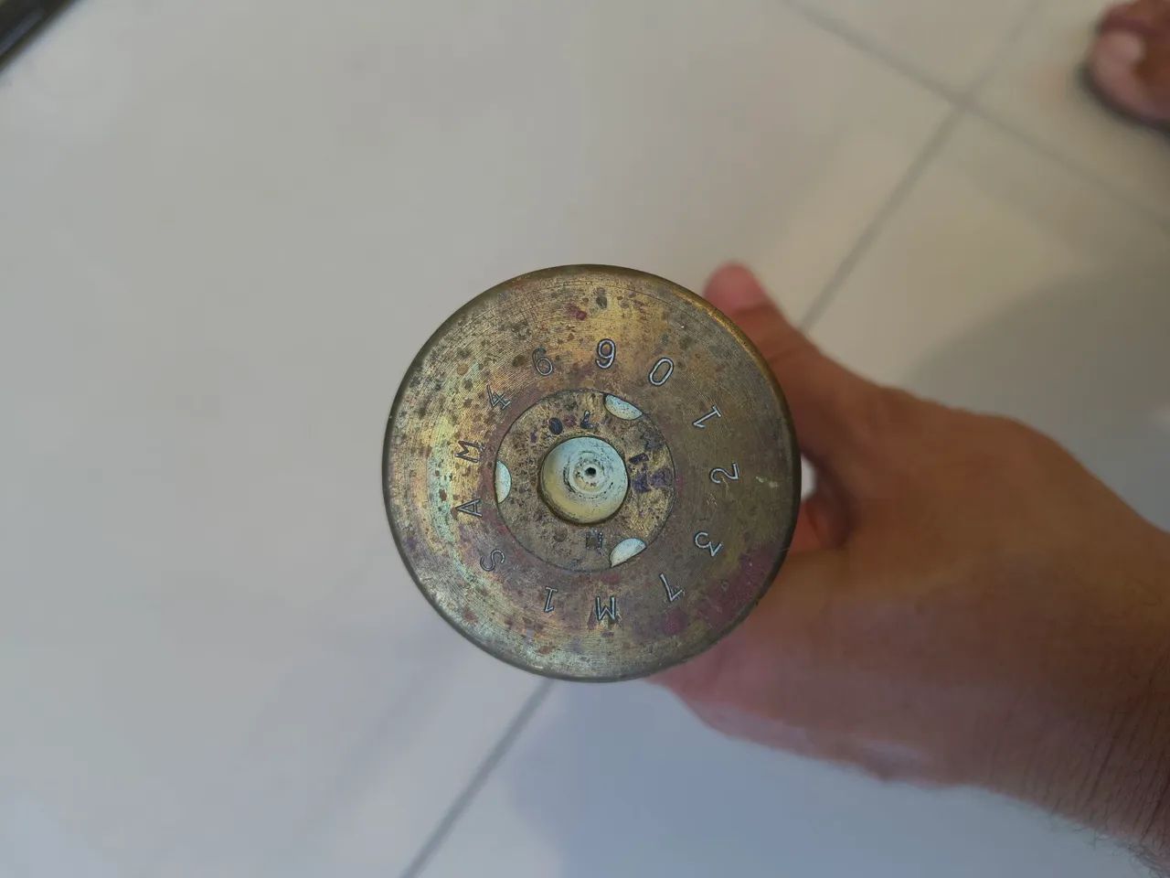 Militaria - estojo 38mm tanque Sherman  - Foto 2