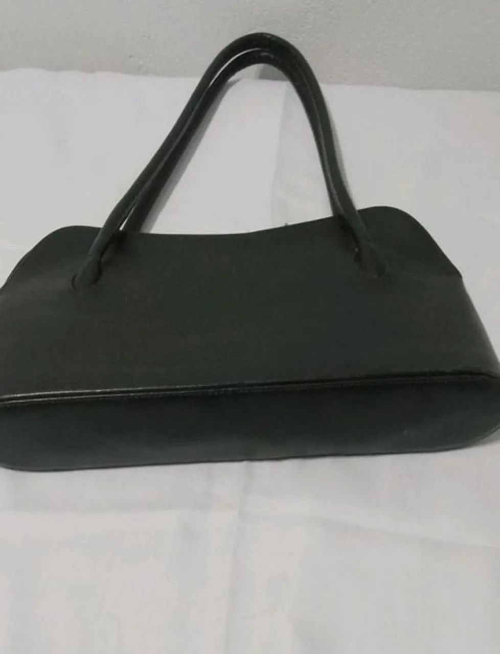 Bolsa Samarra de couro legítimo preta - Foto 3