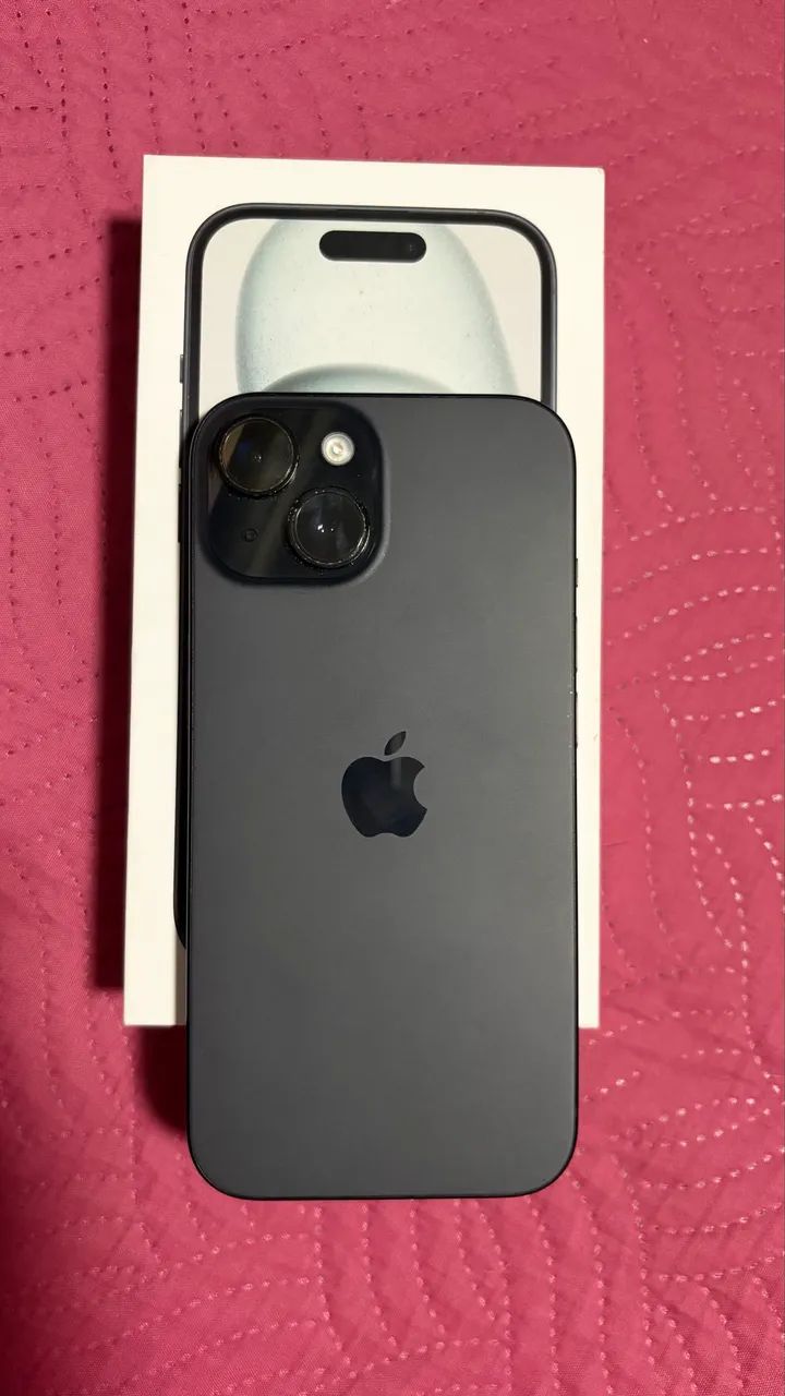 IPHONE 15 128GB - Preto - Caixa Original - Celulares e Smartphones
