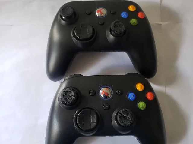 Kit 2 Controles Para o Xbox 360 e Pc Usb