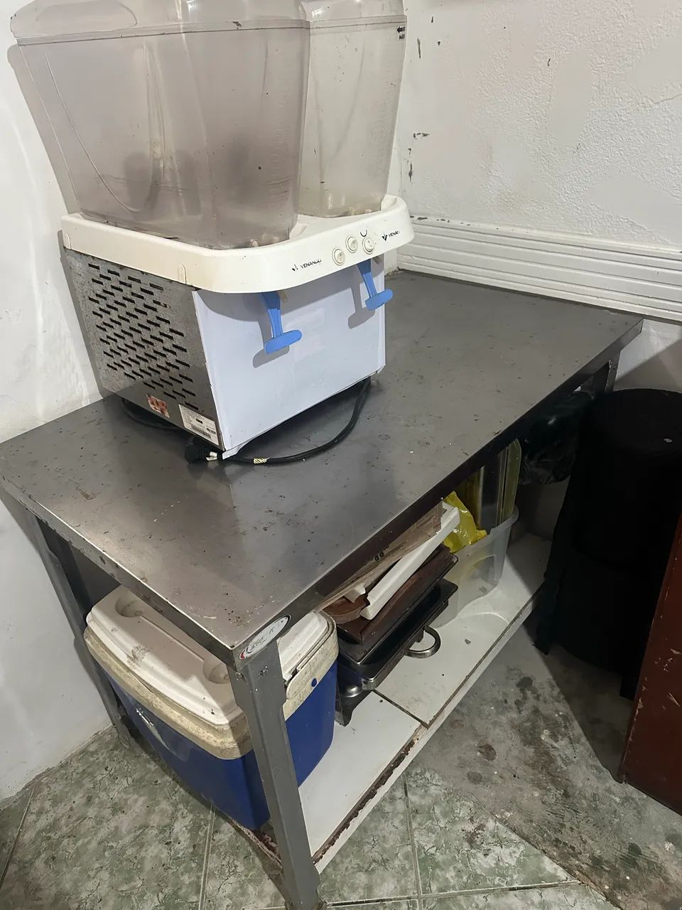 Mesa inox 120x54x84