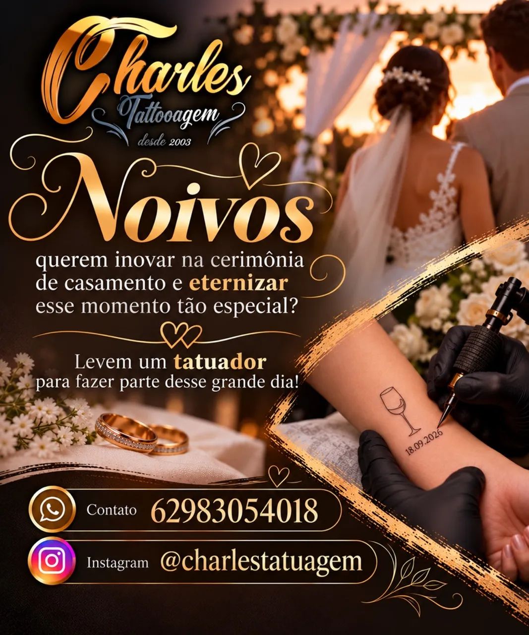 Flash Tattoo em Casamentos
