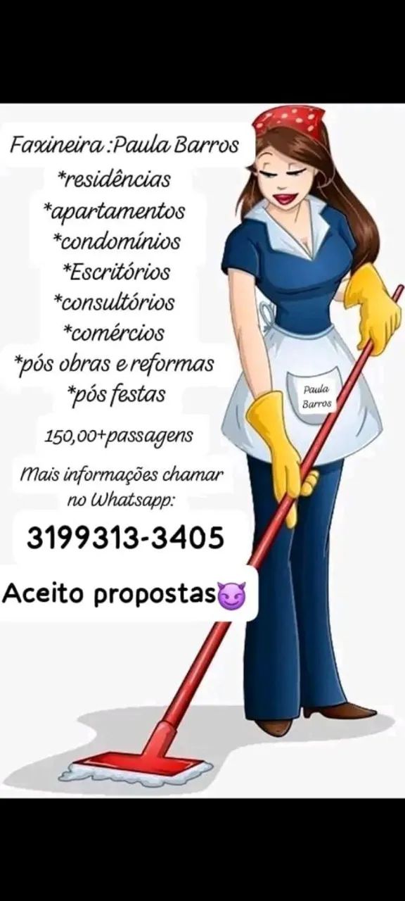 Faço faxina