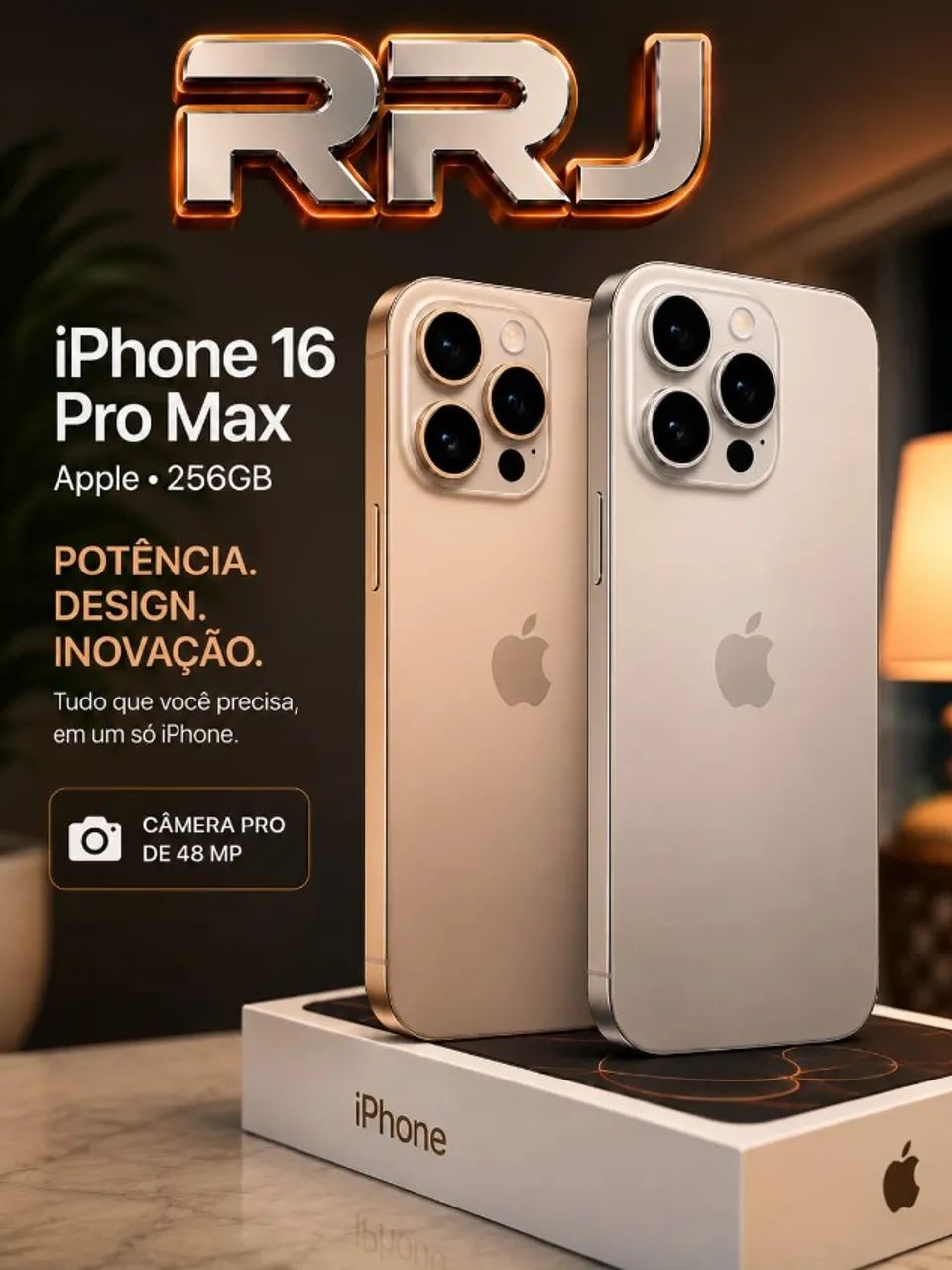 iPhone 16 Pro Max Apple 256GB Cores - Foto 3