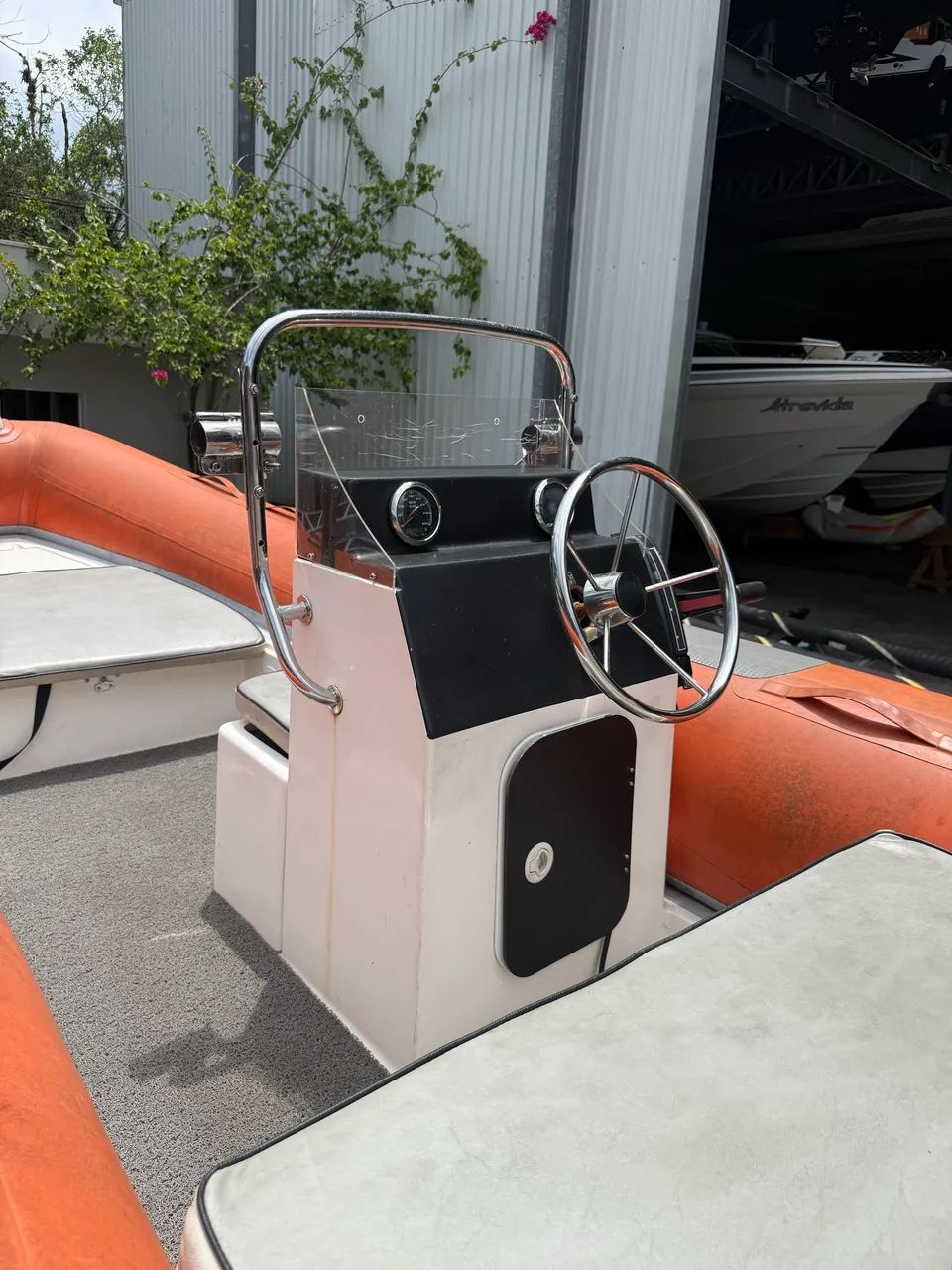 Bote inflável Zefir 4.2m, motor Mercury 60hp - Foto 3