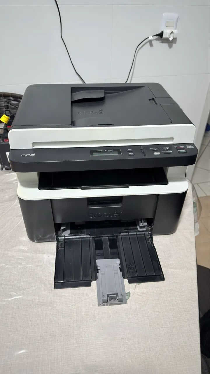Impressora Laser Brother DCP-1617NW Multifuncional Wi-Fi - Foto 4