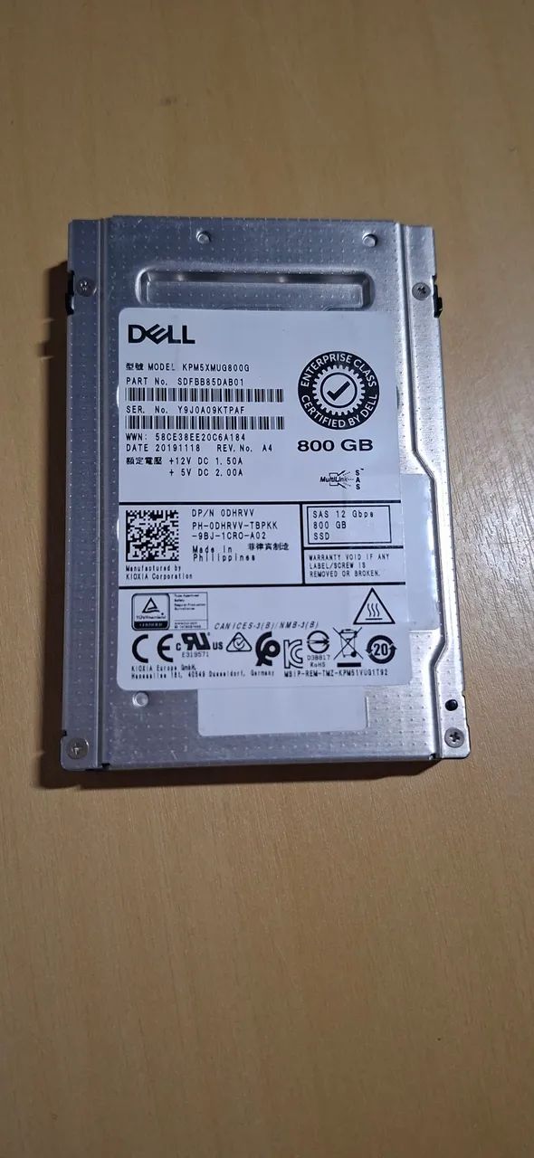 SSD DELL Enterprise 800gb SAS 12gbps 2,5". - Foto 2