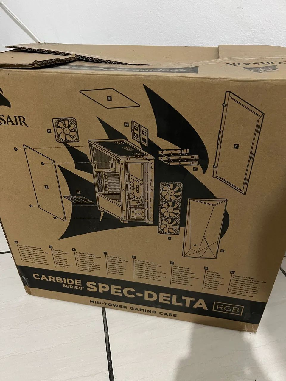 Gabinete Gamer cabide spec-delta - Foto 4