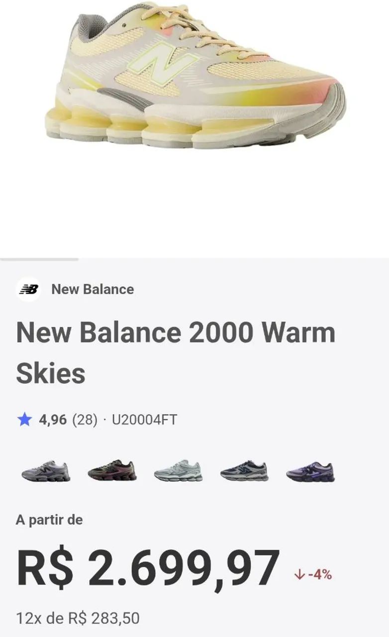 Tenis new balance 2000 - Foto 3