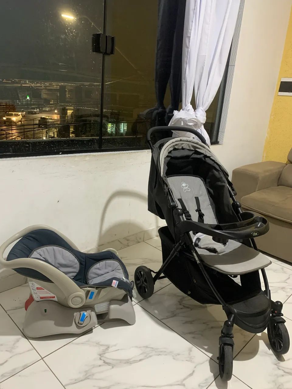Carrinho + bebê conforto  - Foto 5