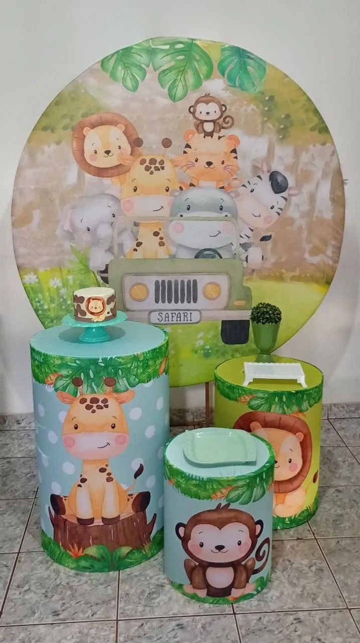 Decoração de festa Peg e Monte 