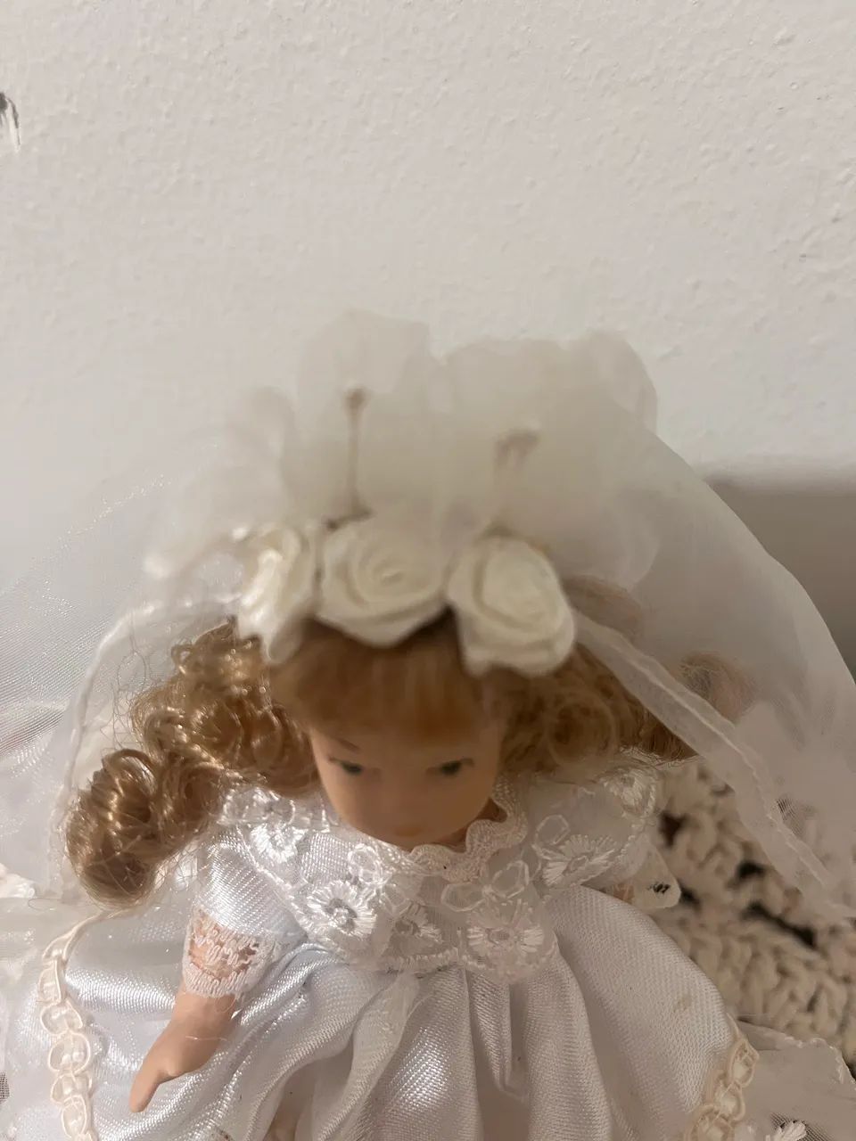 Boneca de porcelana antiga - Foto 2