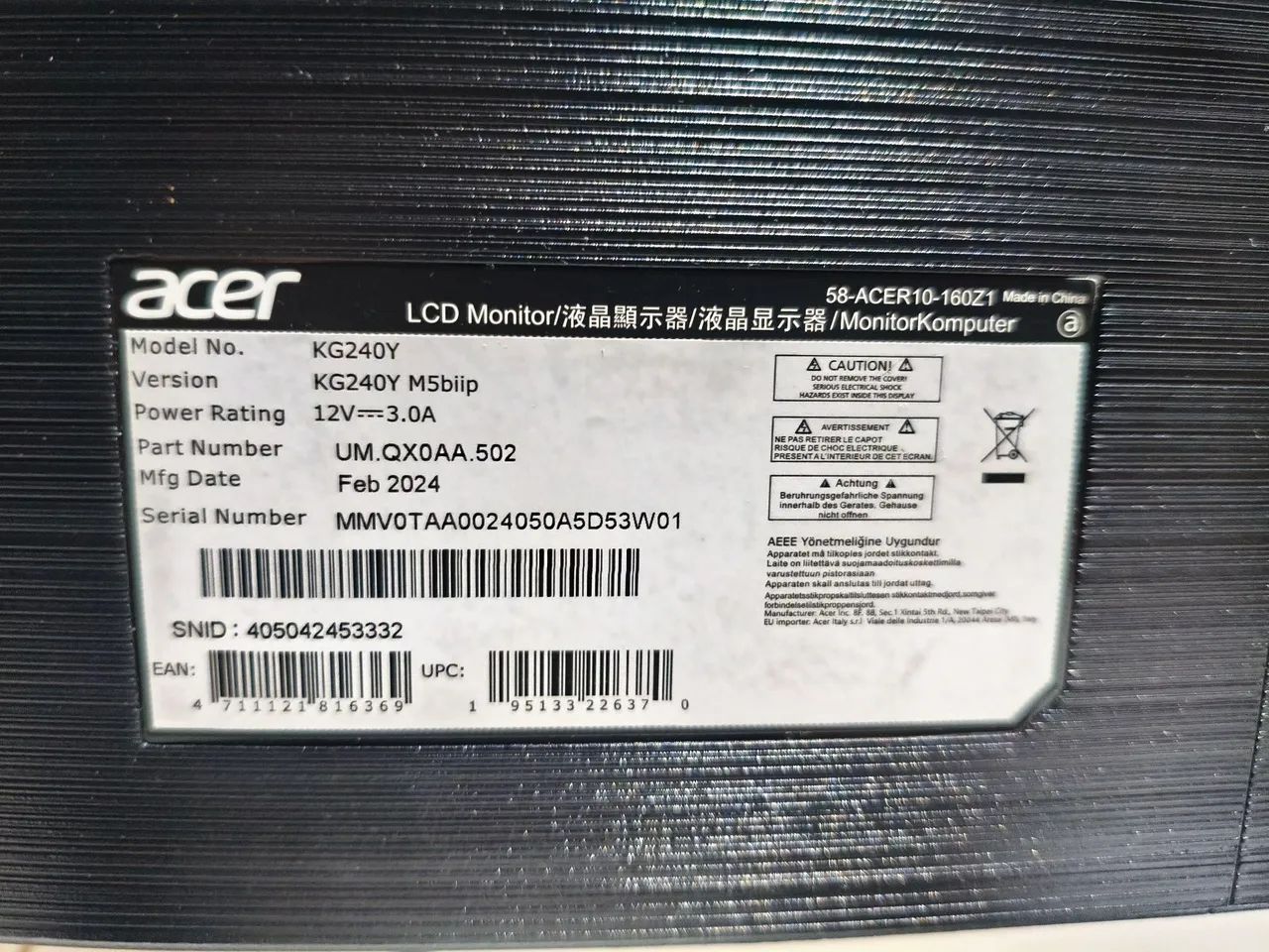 Monitor acer nitro  - Foto 3