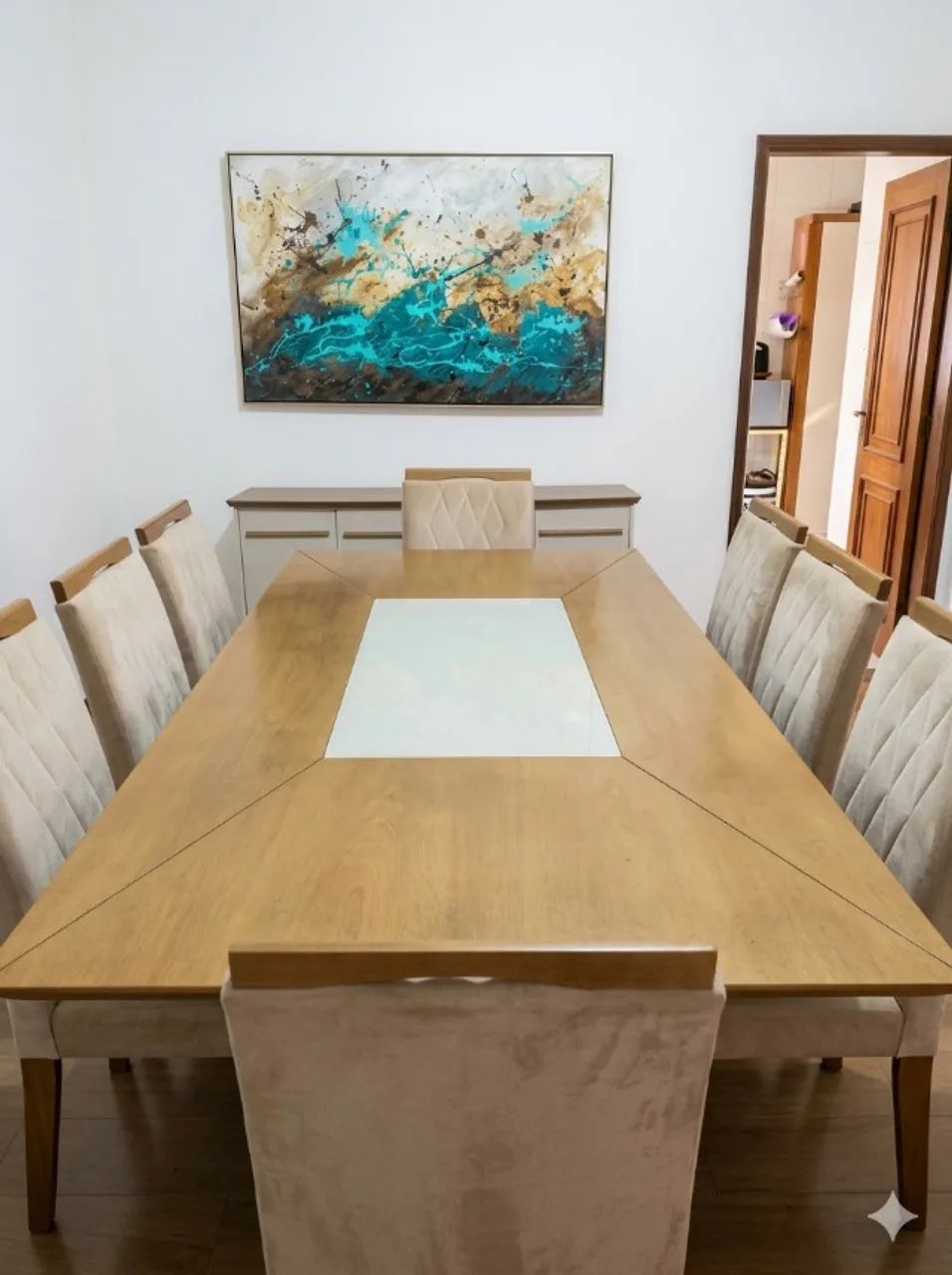 Mesa de jantar 8 lugares