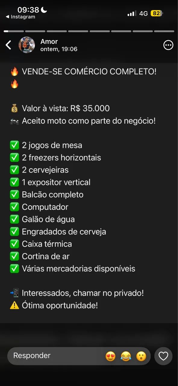 Vendo comércio completo, Aceito moto como parte do negócio . - Foto 4
