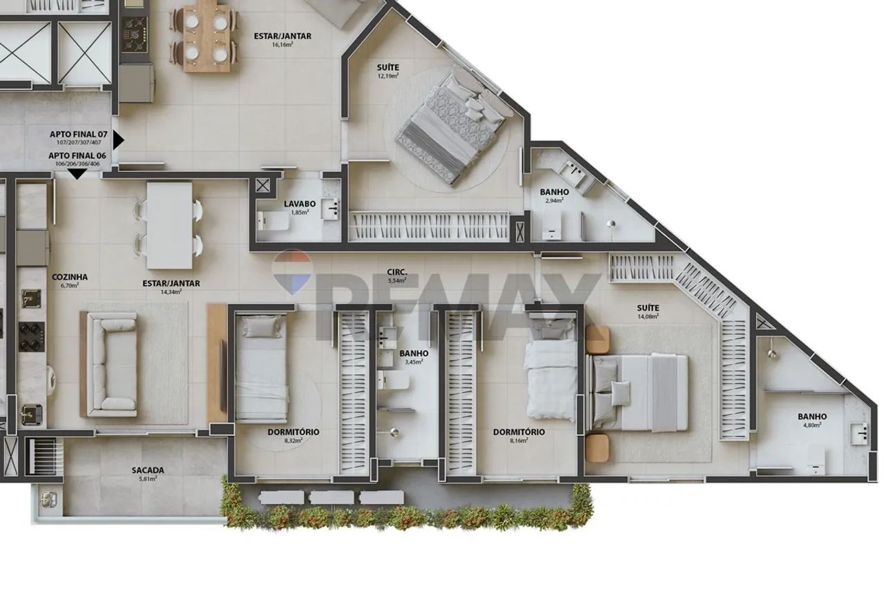 Apartamento 3 dormitórios - Moderno com Vista e Lazer Completo - Foto 2