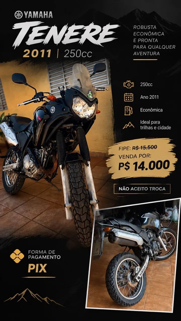 TENERE 250cc 2011 - Foto 2