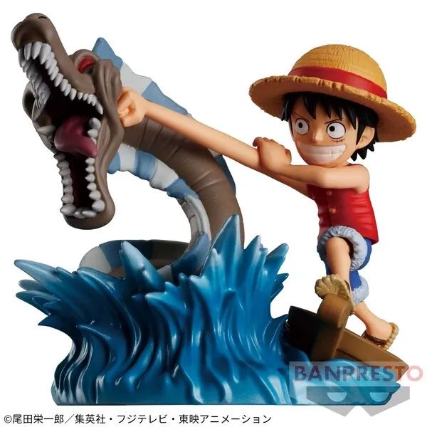 WCF Log Stories Luffy e Rei dos Mares One Piece Banpresto Original e com caixa