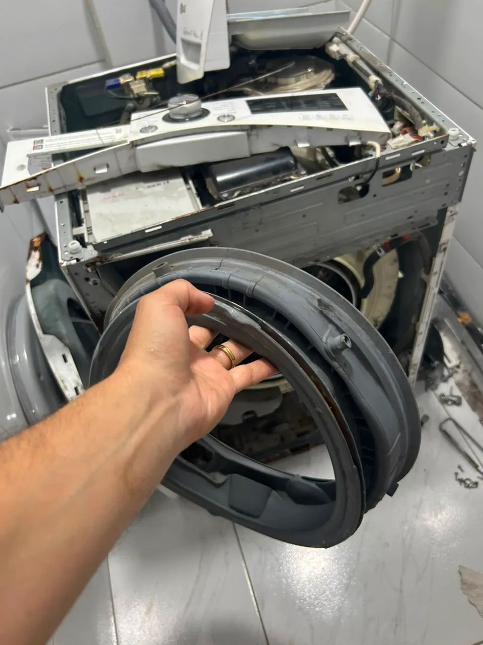 Máquina Lava e seca para vender VALOR A DECIDIR COM QUEM COMPRAR - Foto 4