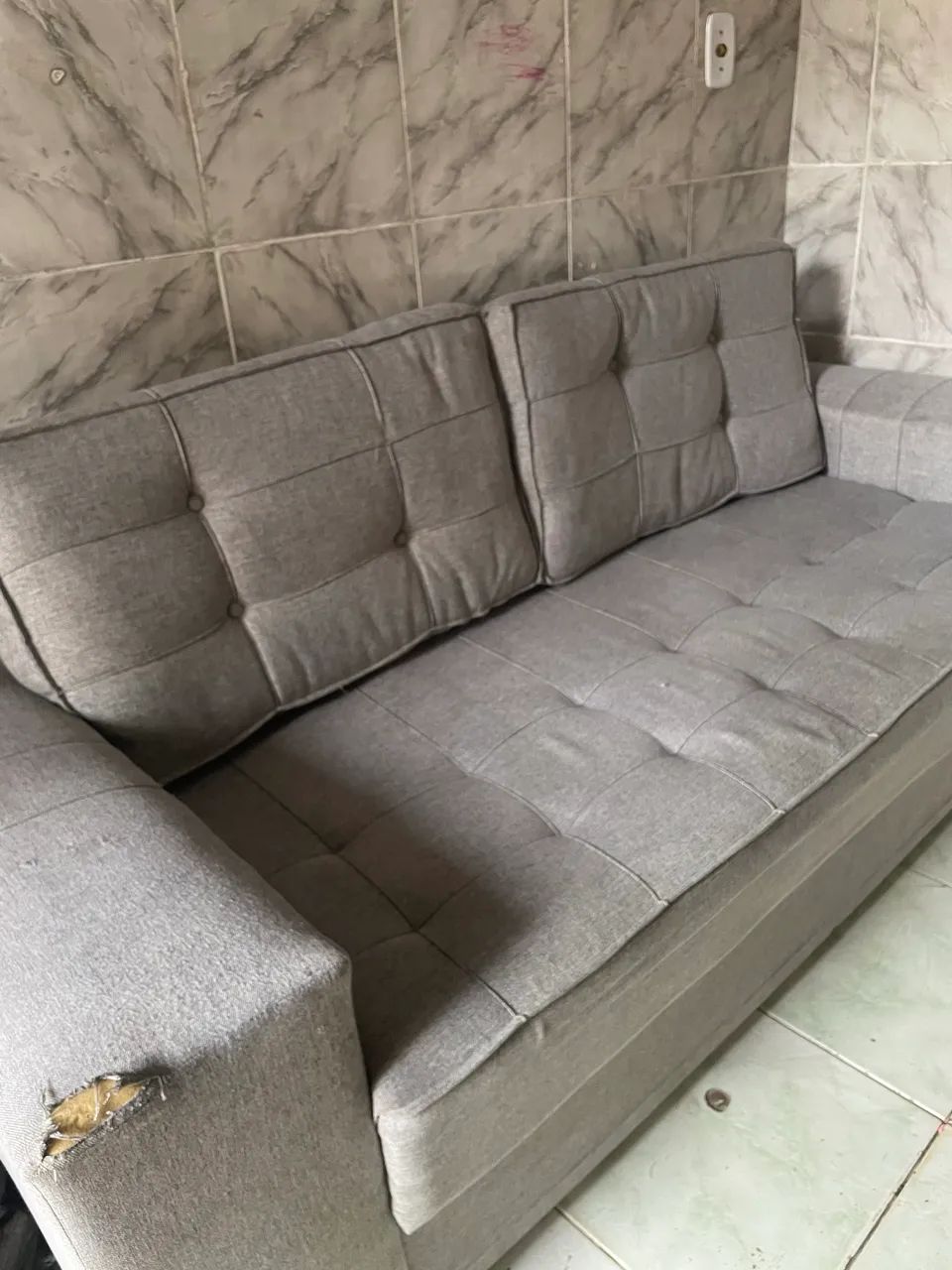 Vendo sofa 3 lugares  - Foto 5