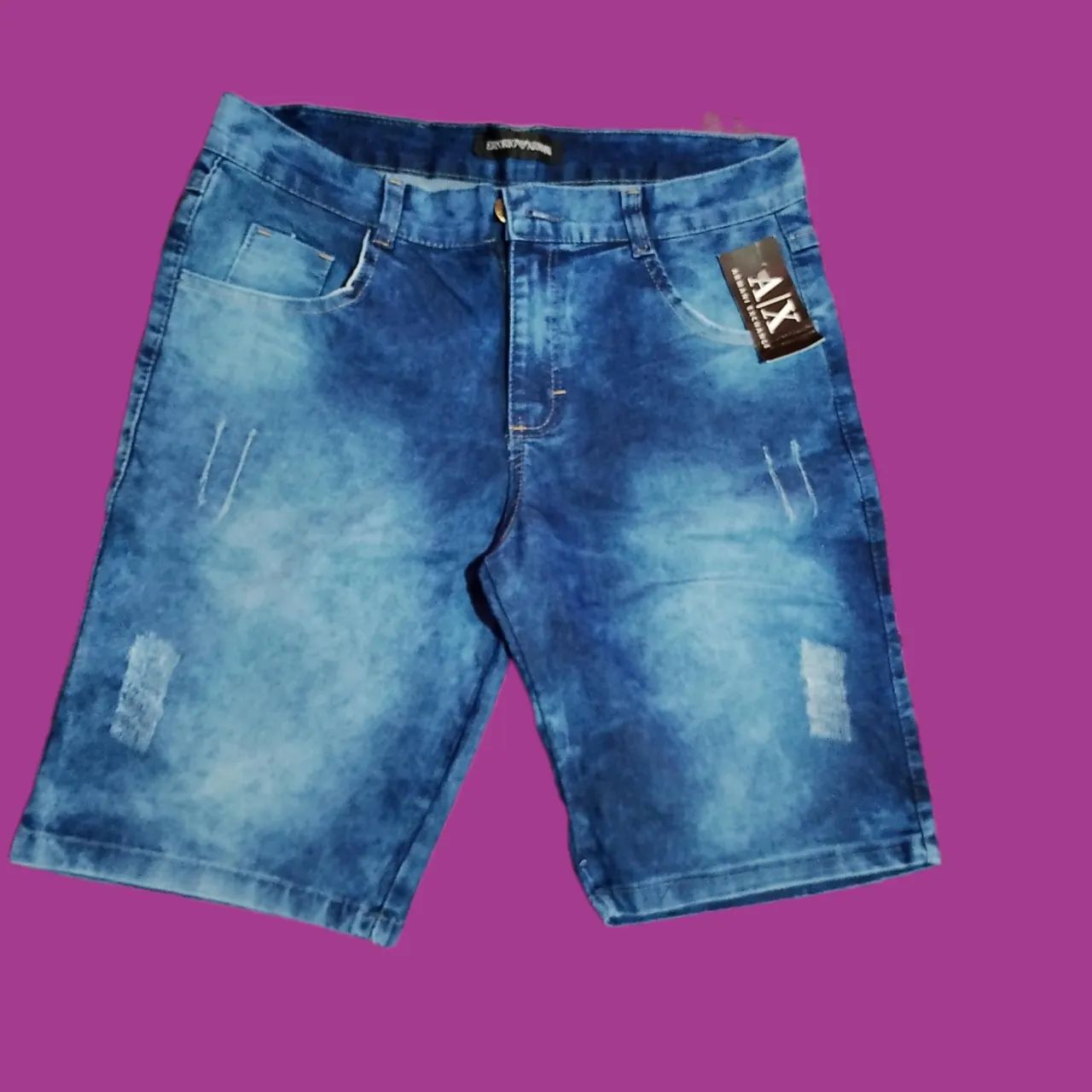 Short jeans masculino - Foto 3