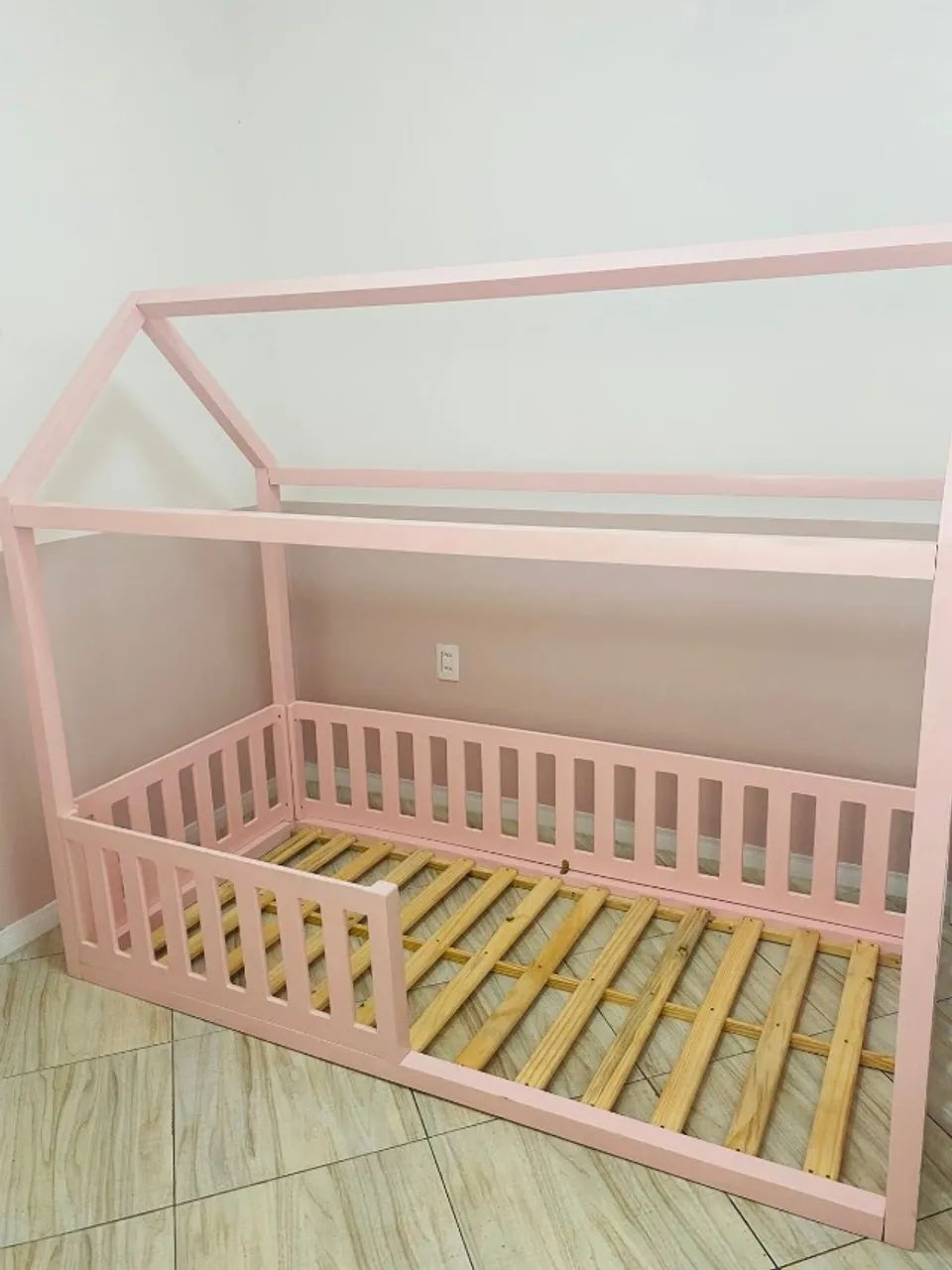 Cama montessoriana 100% madeira pinus - Foto 5