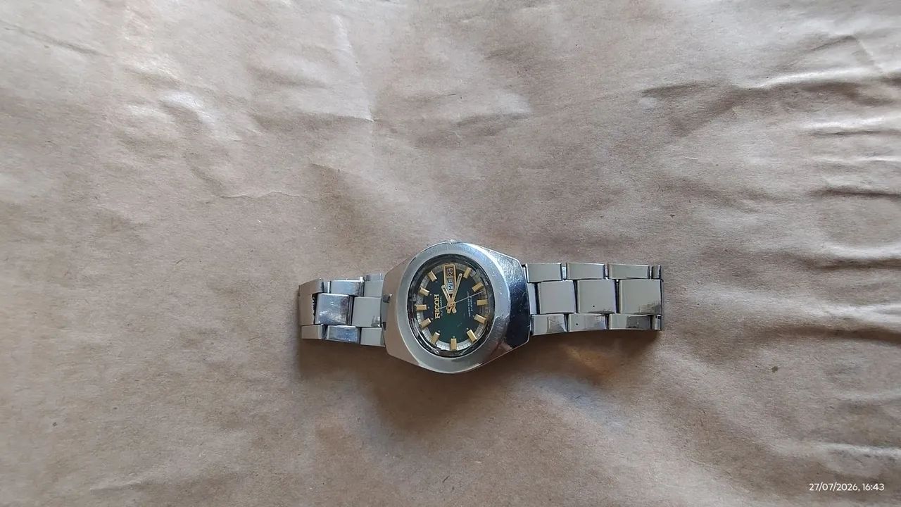 Relógio Ricoh automático dos " anos70"! Modelo raro e bonito.  - Foto 4