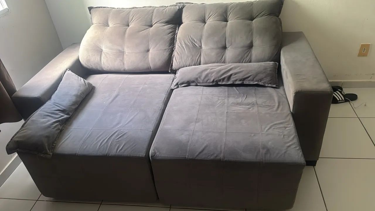 SOFÁ RETRÁTIL E RECLINÁVEL  - Foto 3