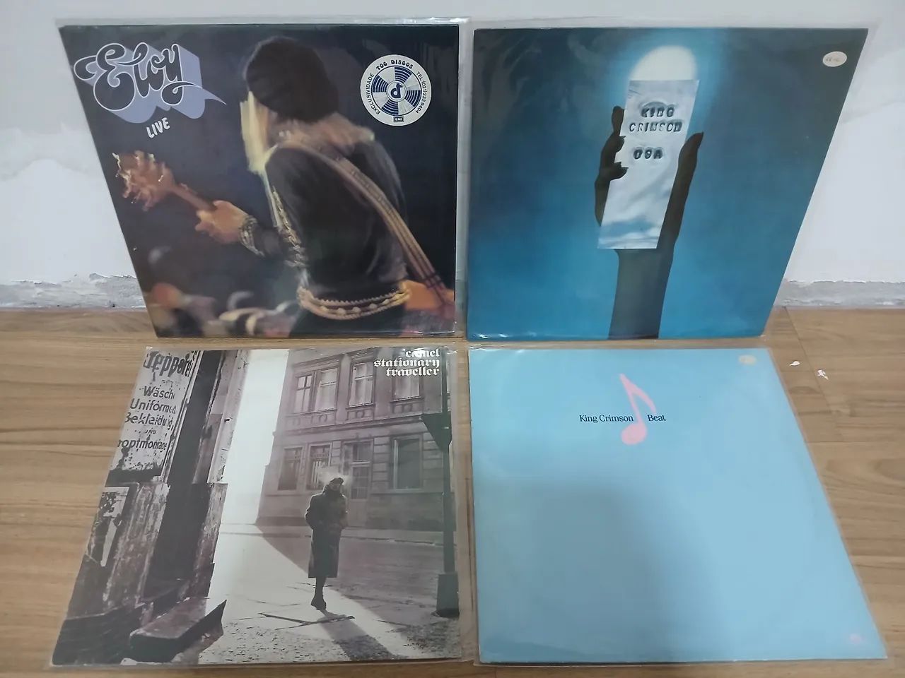 Discos de Vinil Camel Eloy e King Crimson
