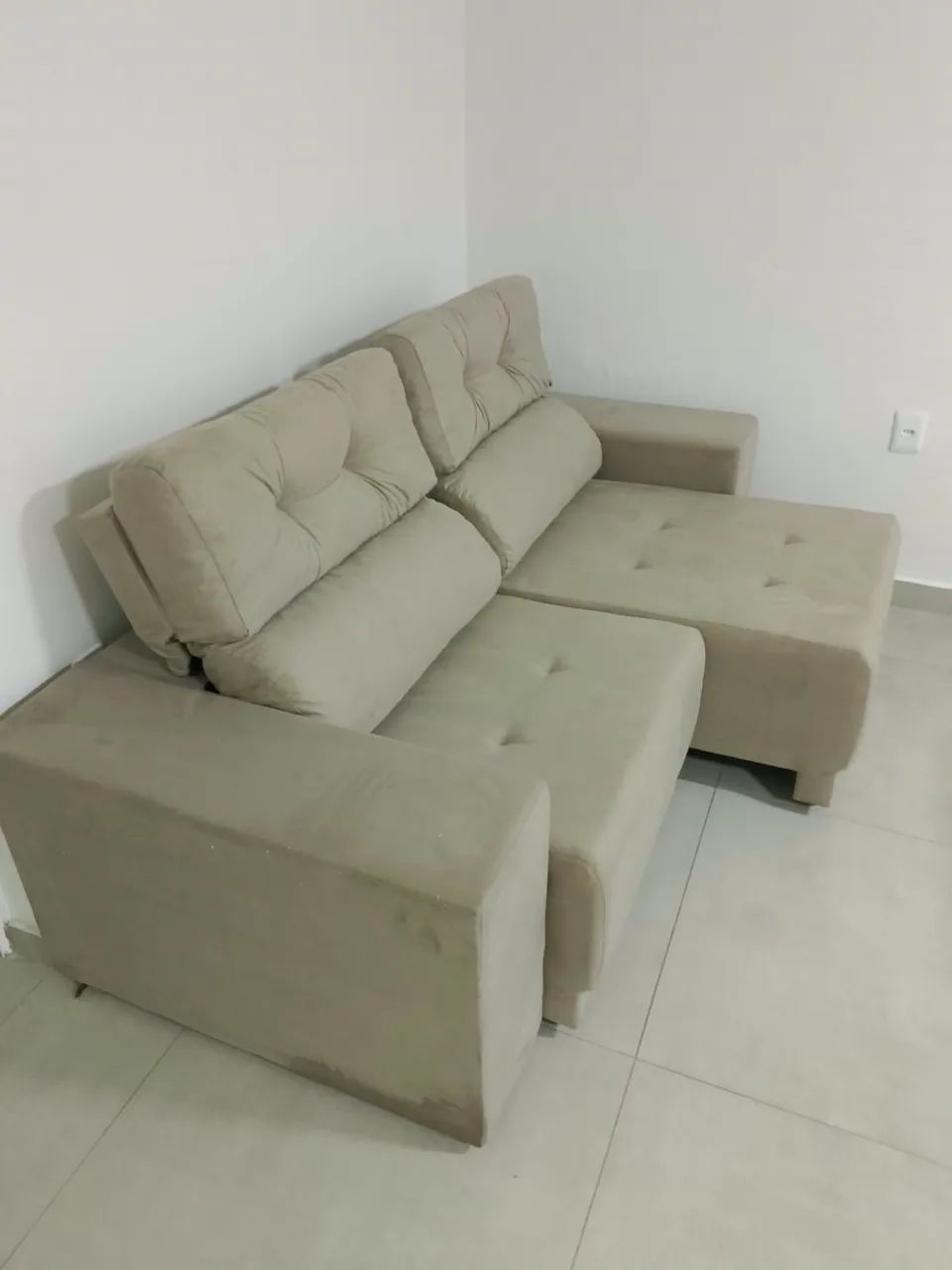 Sofá retrátil reclinável 2,00 mts New
