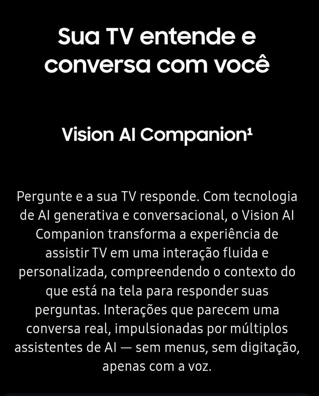 Smartv TV Samsung Vision AI 4K OLED 55" com Alexa Integrada - Foto 4