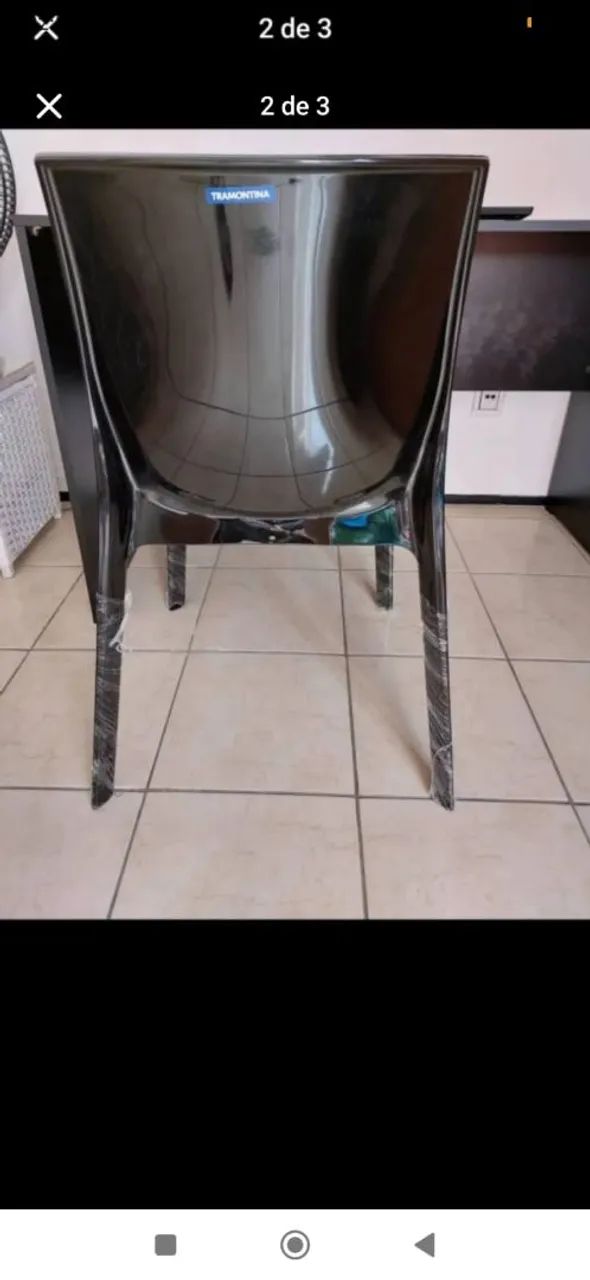 Mesa 1,20m com cadeira tramontina - Foto 2