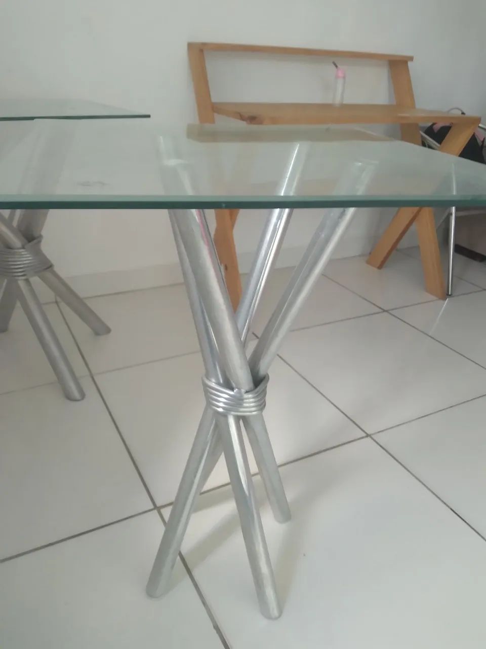 Mesa de canto/varanda de vidro - Foto 4