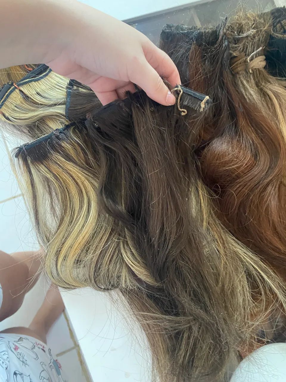 Lote de mega Hair cabelos humano  - Foto 3