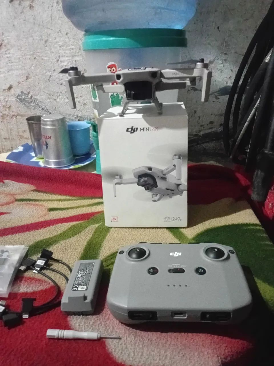 Drone dji mini 4k funcionando perfeitamente estandarte  - Foto 5