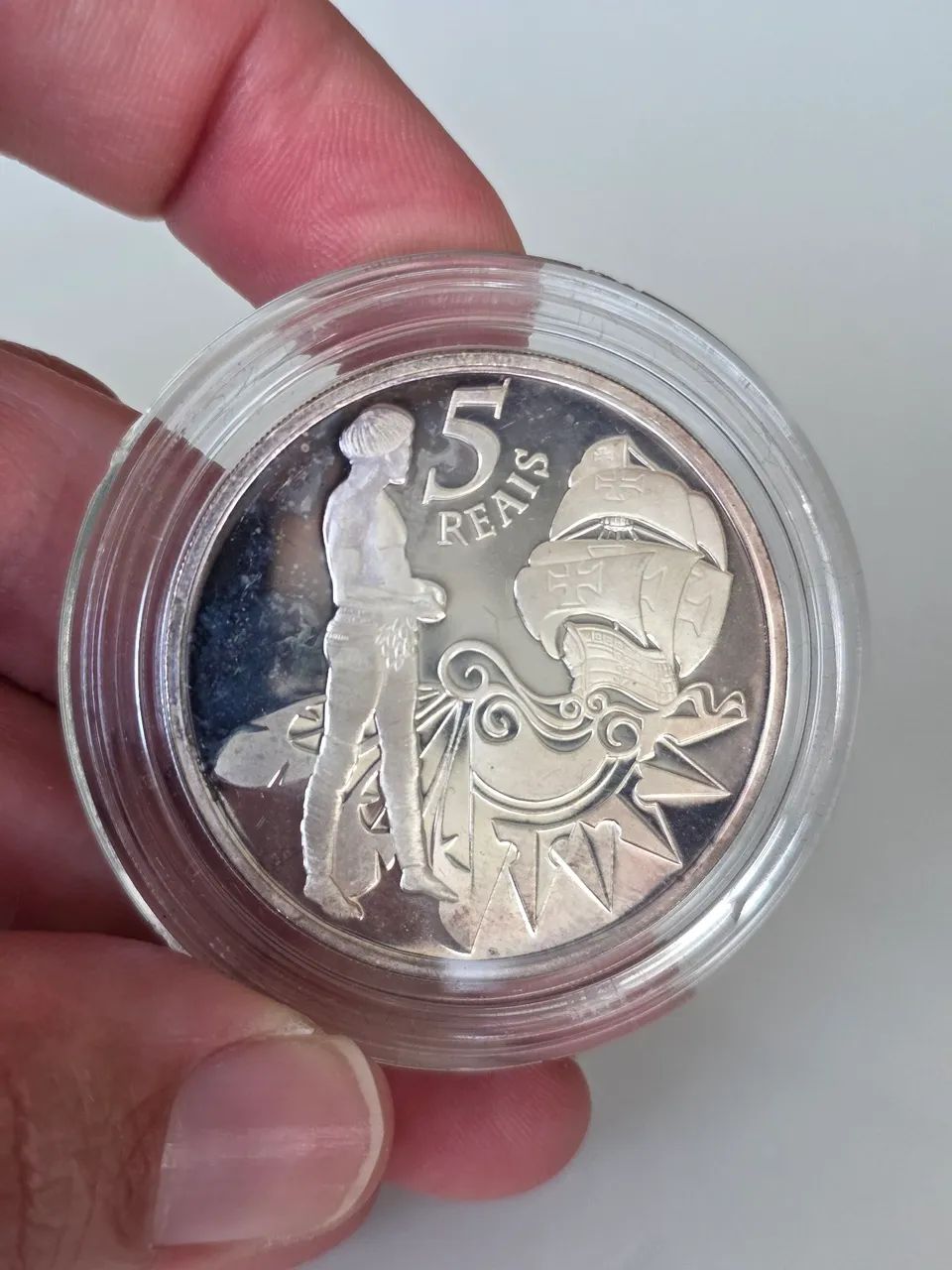 Moeda prata Coleção 500 anos Descobrimento Brasil - Foto 2