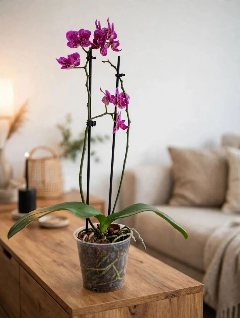 Vaso planta mini orquídea  - Foto 3