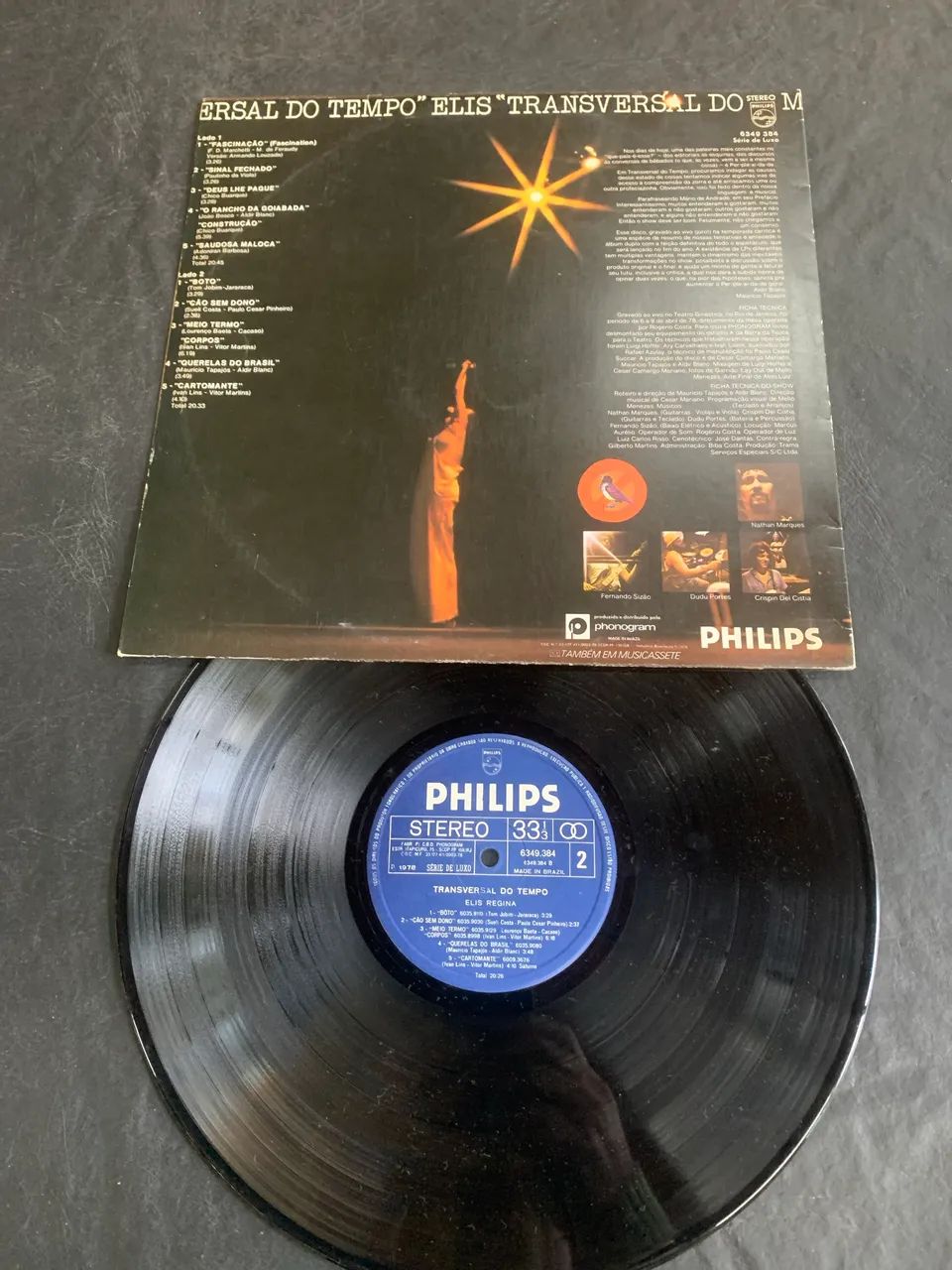 ELIS REGINA, transversal do tempo, em vinil  - Foto 2