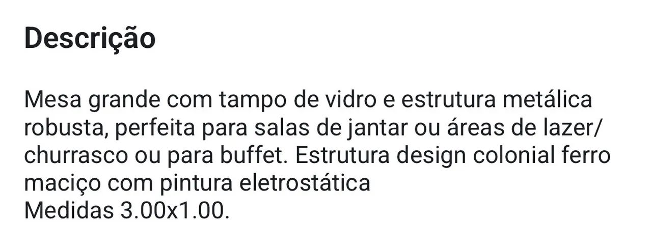 Mesa grande estrutura colonial - Foto 4