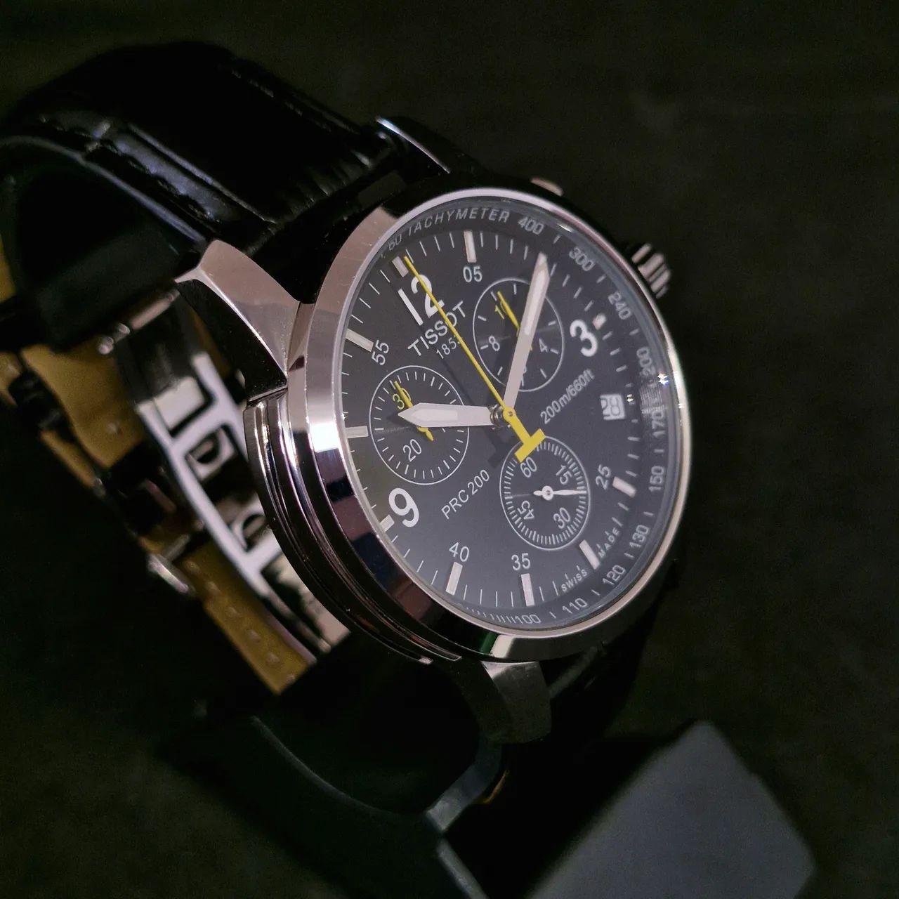 Tissot PRC200 Chronograph (impecável, pulseira nova) - Foto 3