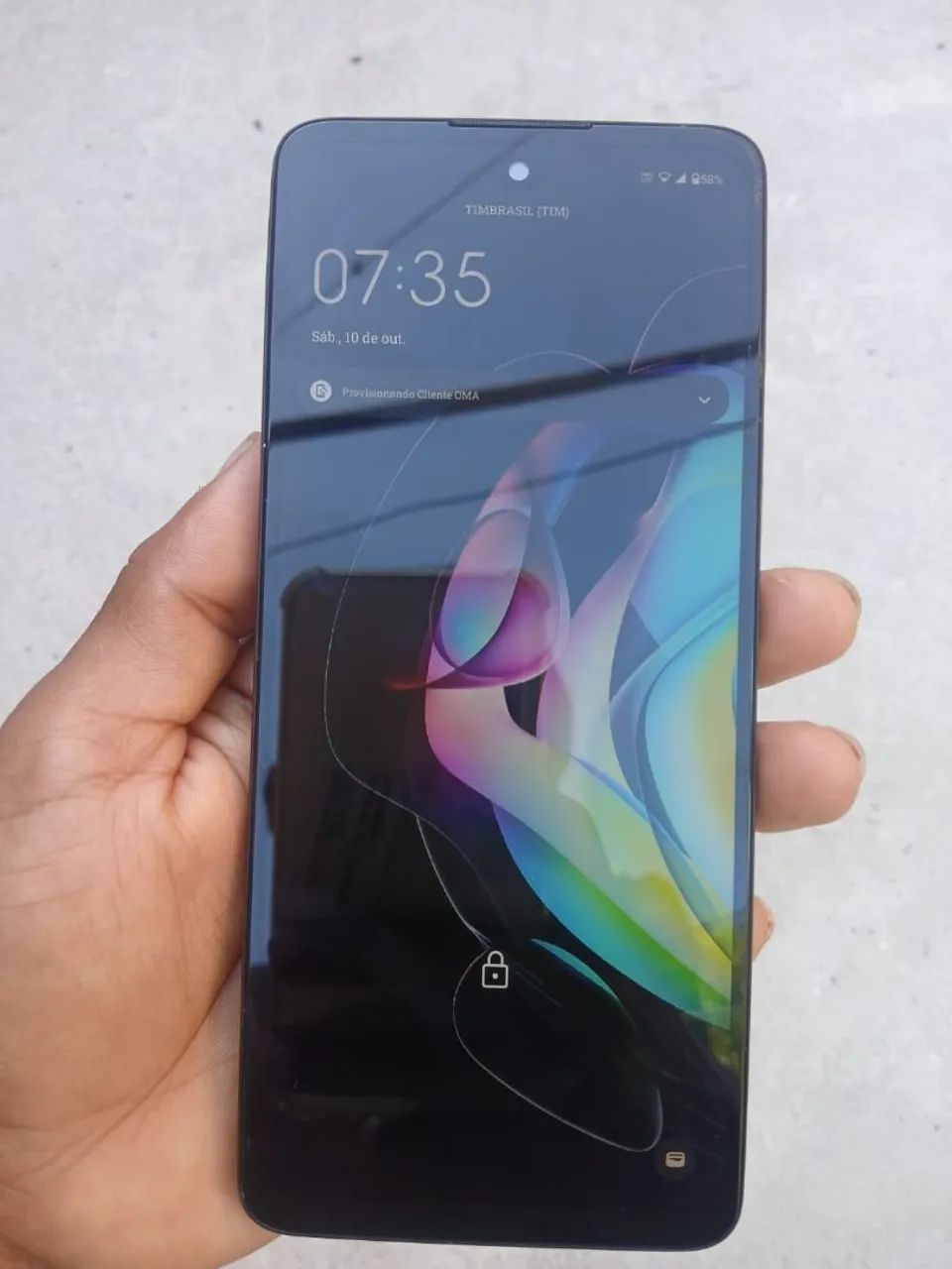 Moto G60 com NFC aceito cartão 