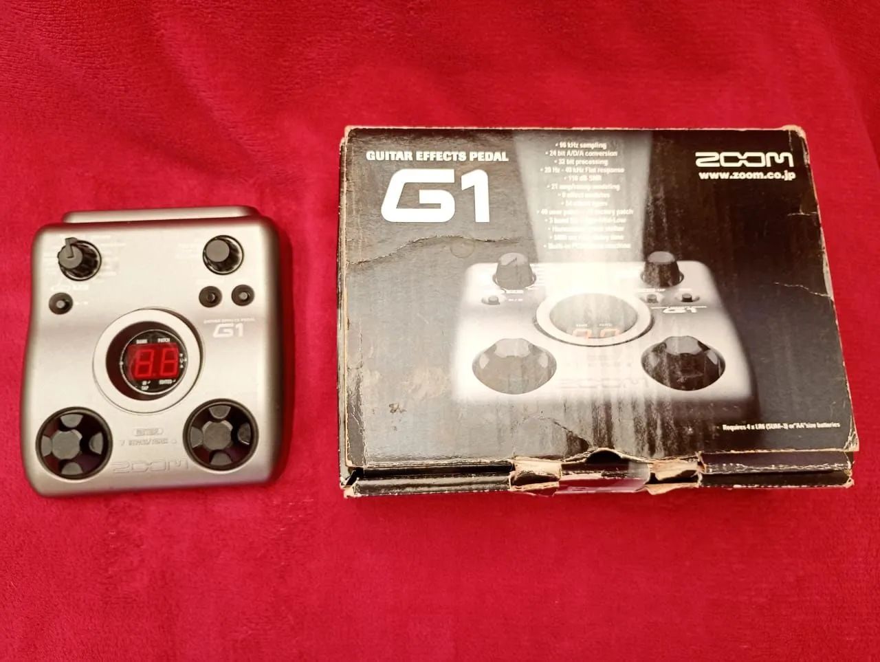 Pedaleirapara guitarra Zoom G1 