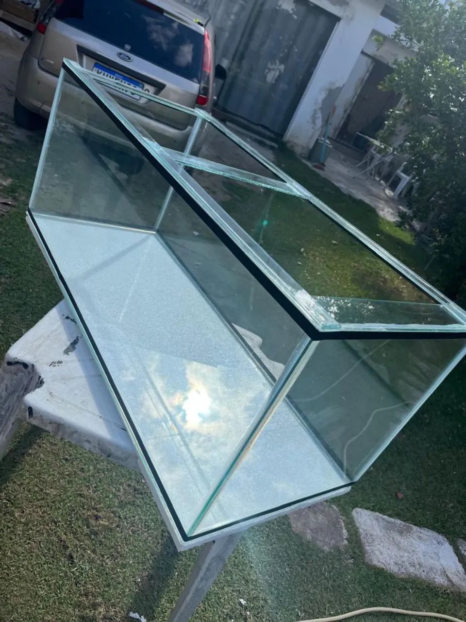 Aquário 200L NOVO DE FÁBRICA 1M x 40 x 50alt - Foto 3
