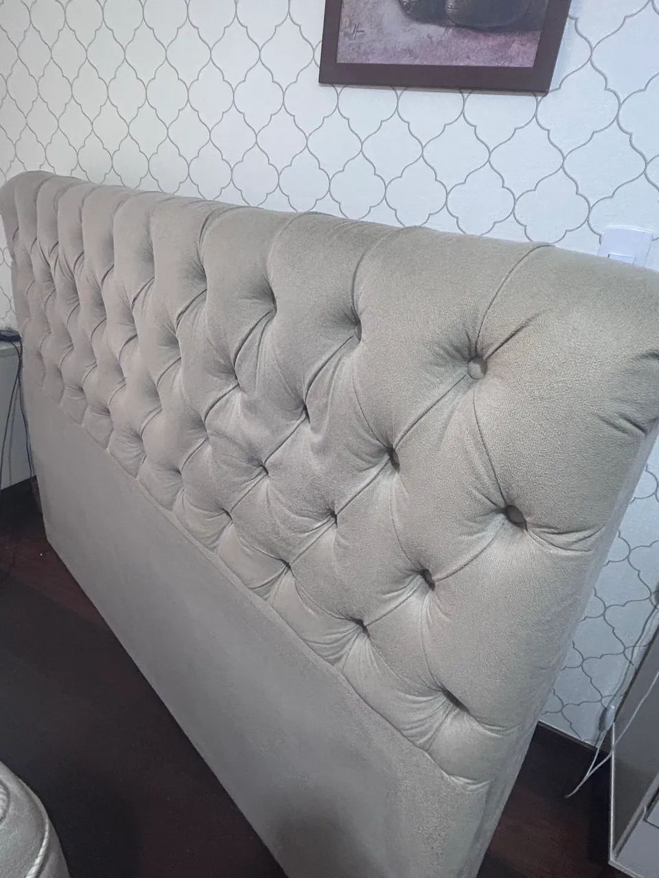 Cabeceira Cama Queen Size Box Casal Estofada 1,6 M - Foto 4