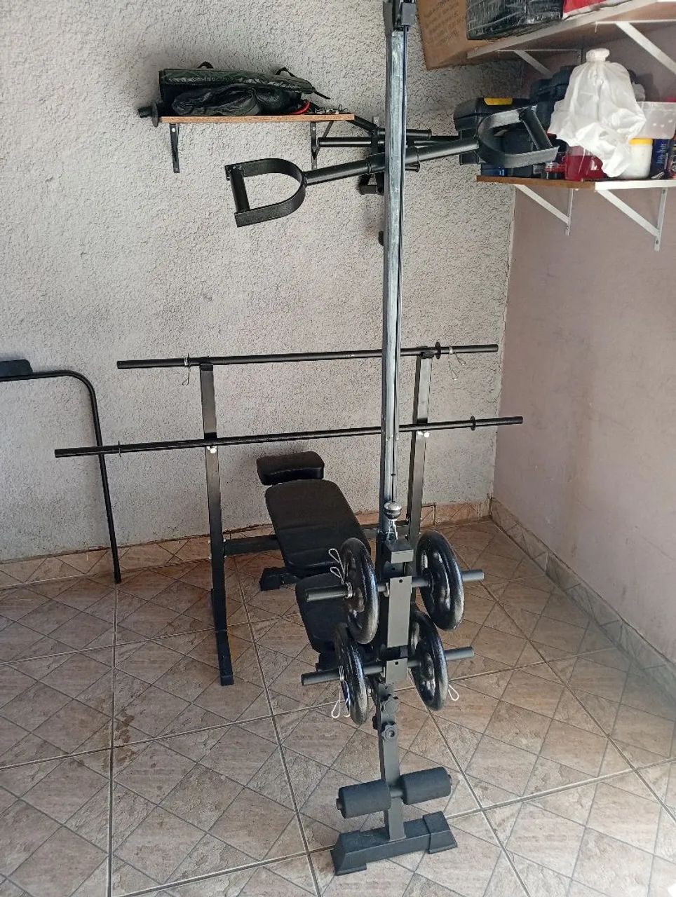 Academia completa, anilhas, barras. - Foto 4