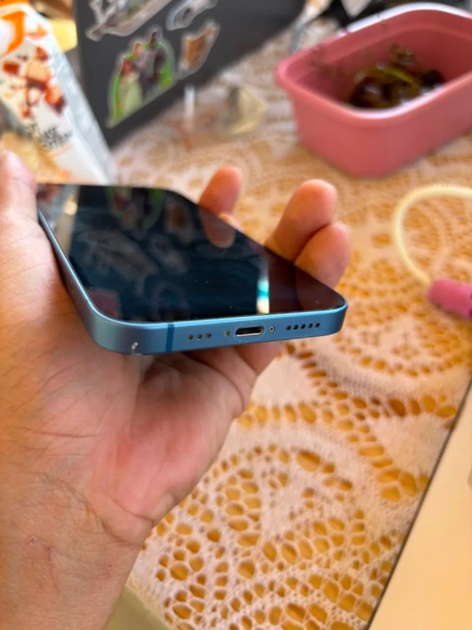 iPhone 13 azul 128 - Único dono - Foto 5